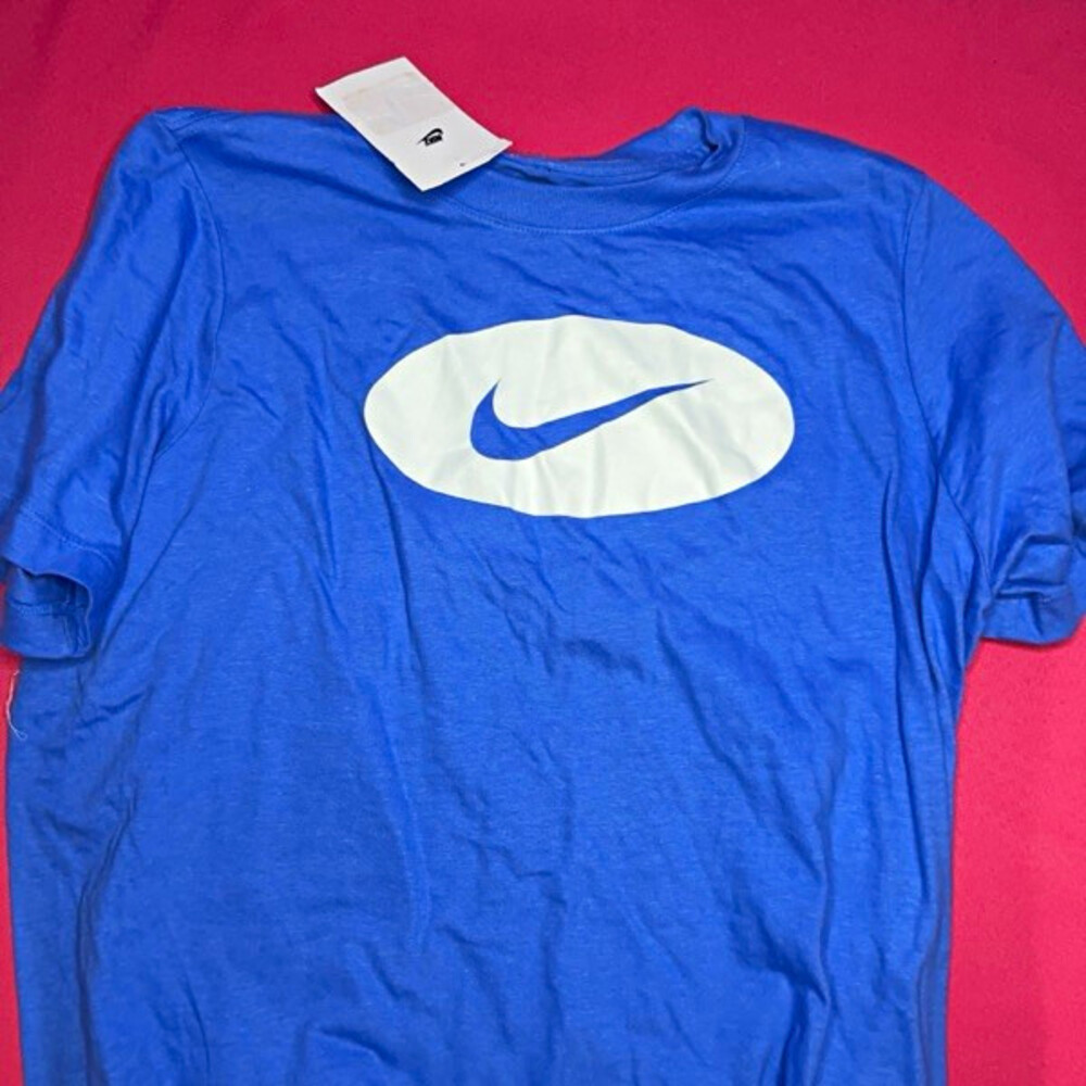 Nike The Nike Tee Men’s XL Blue Short Sleeve Graphic Logo Crew Neck T-Shirt